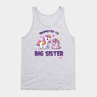 Promoted to big sister (on light colors) Tank Top